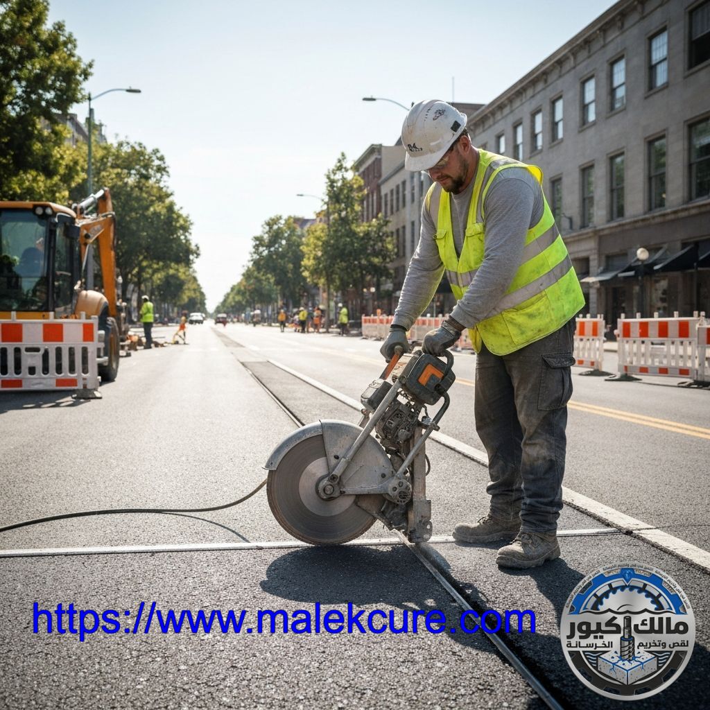 قطع الأرصفة والطرق بالسعودية | مالك كيور 966564662470